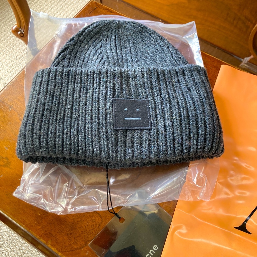 Gray Acne Beanie